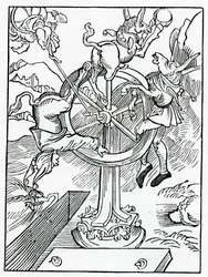 Of the End of Worldly Honour and Power and of Fools That Trust Therein, Illustration from Alexander Barclay